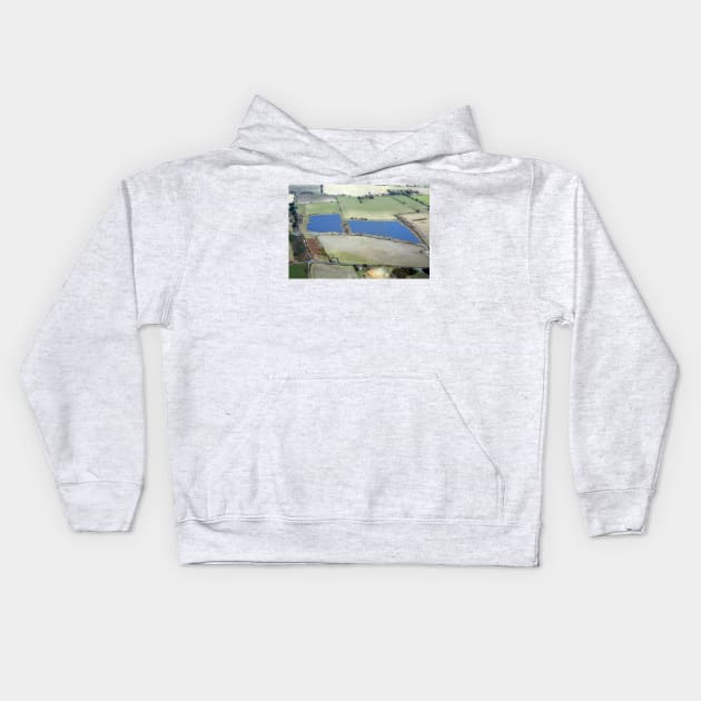 Reydon solar farm, UK (C026/2456) Kids Hoodie by SciencePhoto